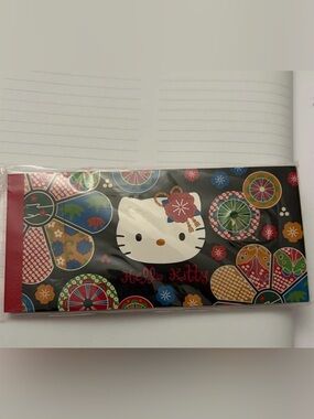 Sanrio Hello Kitty Floral Memo Pad/Notebook
